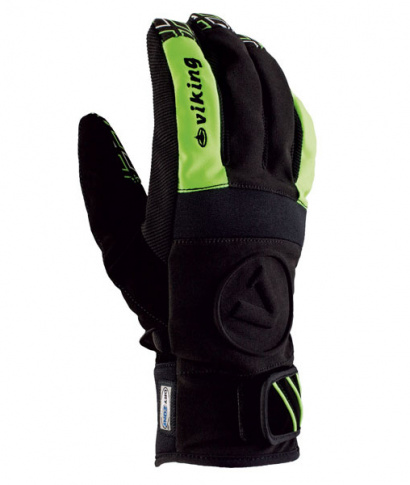Rękawice snowboardowe Bazz black-green Viking