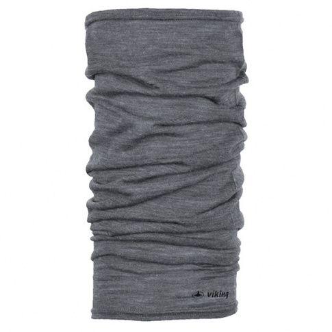 Bandana Merino Regular szara Viking