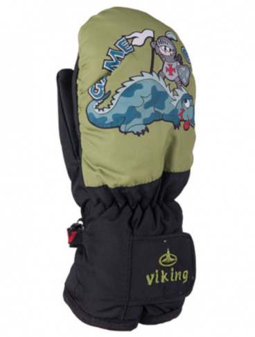 Rękawiczki z jednym palcem Mike Viking zielone