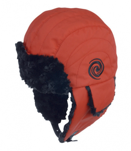 Turystyczna czapka z nausznikami Aurora red Viking