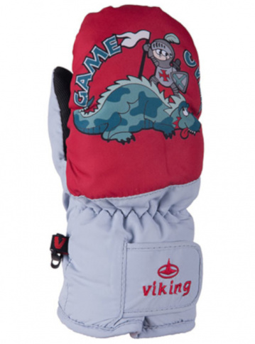 Rękawiczki z jednym palcem Mike Viking czerwone