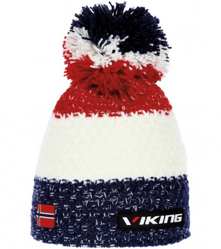 Sportowa czapka zimowa Cornet naszywka Norwegia Viking