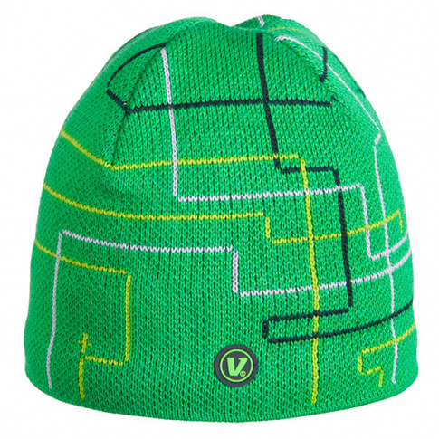 Zimowa czapka miejska Clark zielona z labiryntem Viking