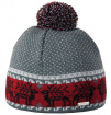 Zimowa czapka Pampero Windstopper szara z motywem nordyckim Viking