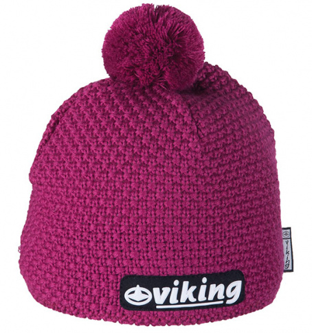 Zimowa czapka dziecięca Berbek fioletowa Viking
