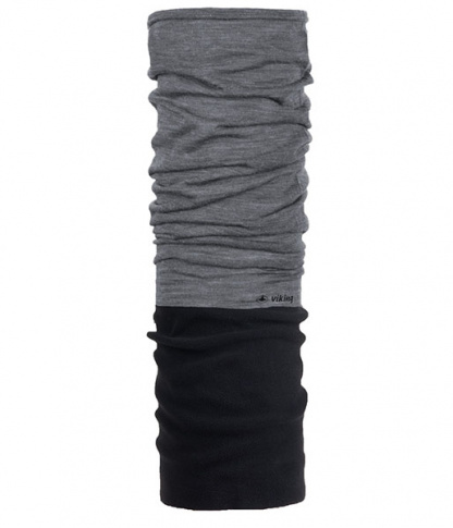 Bandana trekkingowa Merino Polartec szara Viking
