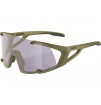 Okulary sportowe Hawkeye Q-Lite szkło purple 1-3 olive matt Alpina