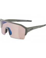 Okulary rowerowe Ram HR Q-Lite szkło blue mirror 1-3 moon-grey matt Alpina