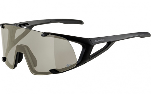 Okulary sportowe Hawkeye Q-Lite szkło silver mirror 3 black matt Alpina
