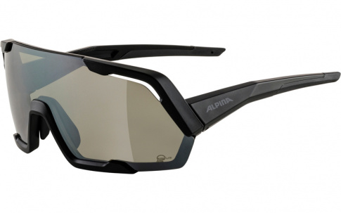 Okulary sportowe Rocket Q-Lite szkło silver mirror 3 black matt Alpina