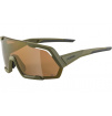 Okulary sportowe Rocket Q-Lite szkło bronce mirror 3 olive matt Alpina