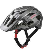 Kask rowerowy górski Anzana darksilver/black/red gloss Alpina