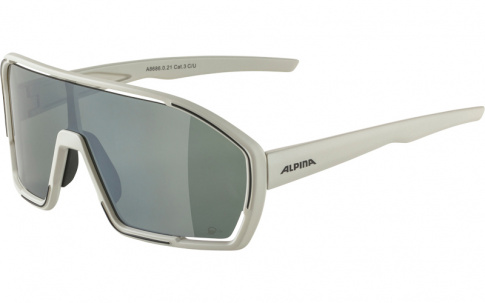 Okulary sportowe Bonfire Q-Lite szkło silver mirror 3 cool/grey matt Alpina