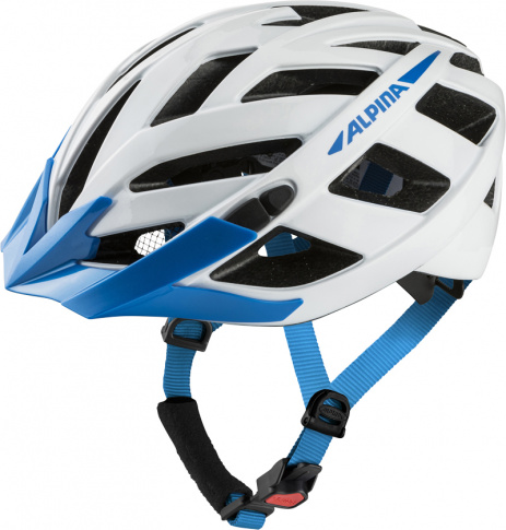 Uniwersalny kask rowerowy Panoma 2.0 white/blue gloss Alpina