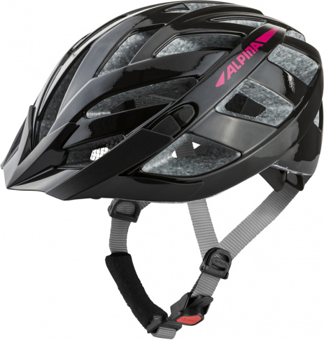 Uniwersalny kask rowerowy Panoma 2.0 black/pink gloss Alpina