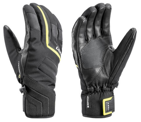 Rękawice narciarskie Falcon 3D black/lime LEKI
