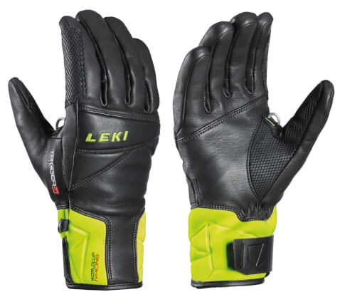 Rękawice narciarskie Worldcup Race Speed 3D black/neon LEKI