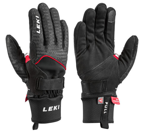 Rękawiczki narciarskie biegowe Nordic Thermo Shark black LEKI