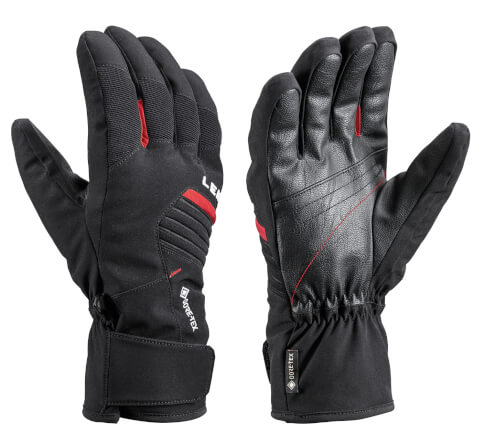 Rękawice narciarskie Spox GTX black/red LEKI