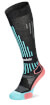 Damskie skarpety narciarskie Ski Light Merino Performance Pattern black/coral Bridgedale