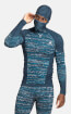 Męska koszulka z kominiarką Blackcomb ECO long sleeve niebieska Odlo