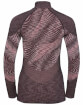 Damska koszulka termoaktywna Blackcomb ECO long sleeve half zip bordowa Odlo