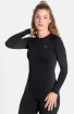 Damska bluzka termoaktywna Performance Warm ECO long sleeve black Odlo