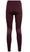 Damskie legginsy termoaktywne Performance Warm Eco Bottom long bordowe Odlo