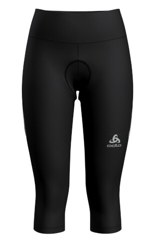 Spodnie rowerowe damskie Tights 3/4 Essential black Odlo