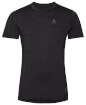 Koszulka termoaktywna Top Crew neck s/s Merino 130 czarna Odlo