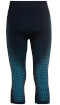 Męskie legginsy termoaktywne Performance Warm Eco Bottom 3/4 granatowe Odlo
