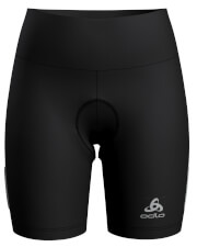 Spodenki rowerowe damskie Tights short Essential black Odlo