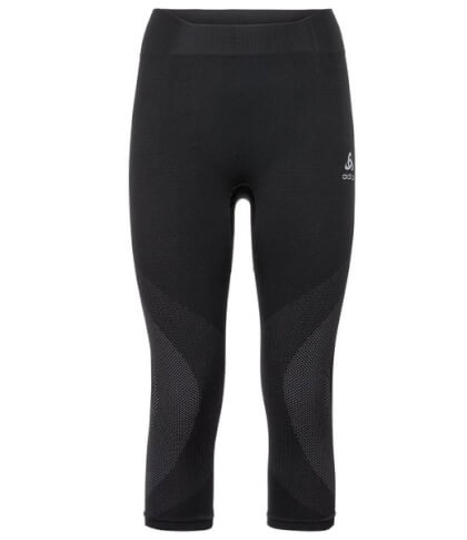 Damskie legginsy termoaktywne Performance Warm Bottom 3/4 black Odlo