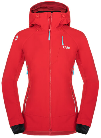 Kurtka softshell damska Air LT Hoody W Jkt Racing Red Zajo