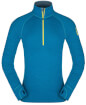 Bluza termoaktywna męska Bergen Merino Zip Top LS Zajo Teal