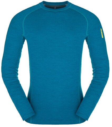 Bluzka termoaktywna męska Bergen Merino T-shirt LS Teal Zajo