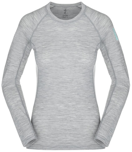 Bluzka termoaktywna Elsa Merino W T-shirt LS Zajo Glacier Gray