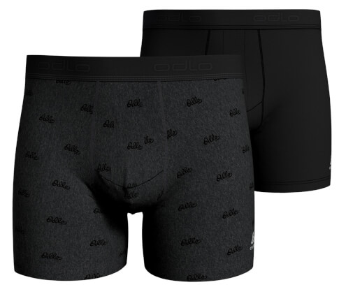 Dwupak bokserek męskich Active Everyday 2 pack Happy Balls szare Odlo