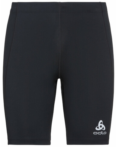 Męskie spodenki biegowe Element Short Running Tights czarne Odlo