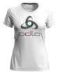 Koszulka techniczna damska Element Light Print crew neck biała Odlo
