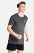 Techniczna koszulka sportowa męska Essential Seamless szara Odlo