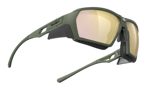 Okulary outdoorowe Agent Q olive matte Multilaser Gold Rudy Project