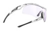 Okulary rowerowe Tralyx+ white gloss ImpactX Photochromic 2 laser purple Rudy Project