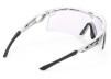 Okulary rowerowe Tralyx+ white gloss ImpactX Photochromic 2 laser purple Rudy Project