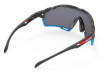 Okulary rowerowe Cutline racing matte black Multilaser orange Rudy Project