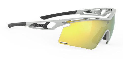 Okulary rowerowe Tralyx+ light grey matte Multilaser yellow Rudy Project