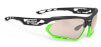Okulary rowerowe Fotonyk black matte/bumpers lime ImpactX Photochromic 2 laser brown Rudy Project