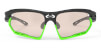 Okulary rowerowe Fotonyk black matte/bumpers lime ImpactX Photochromic 2 laser brown Rudy Project