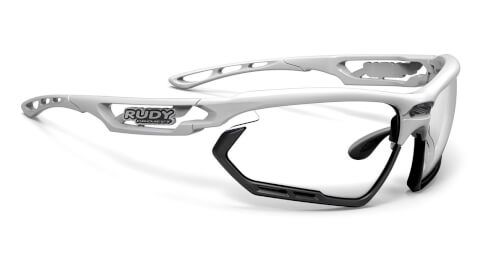 Okulary rowerowe Fotonyk white gloss/bumpers black ImpactX Photochromic 2 black Rudy Project