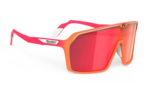 Okulary rowerowe Spinshield mandarin fade coral matte Multilaser red Rudy Project